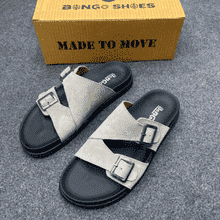 Code-1517 Premium Suede Leather Slipper Sandal
